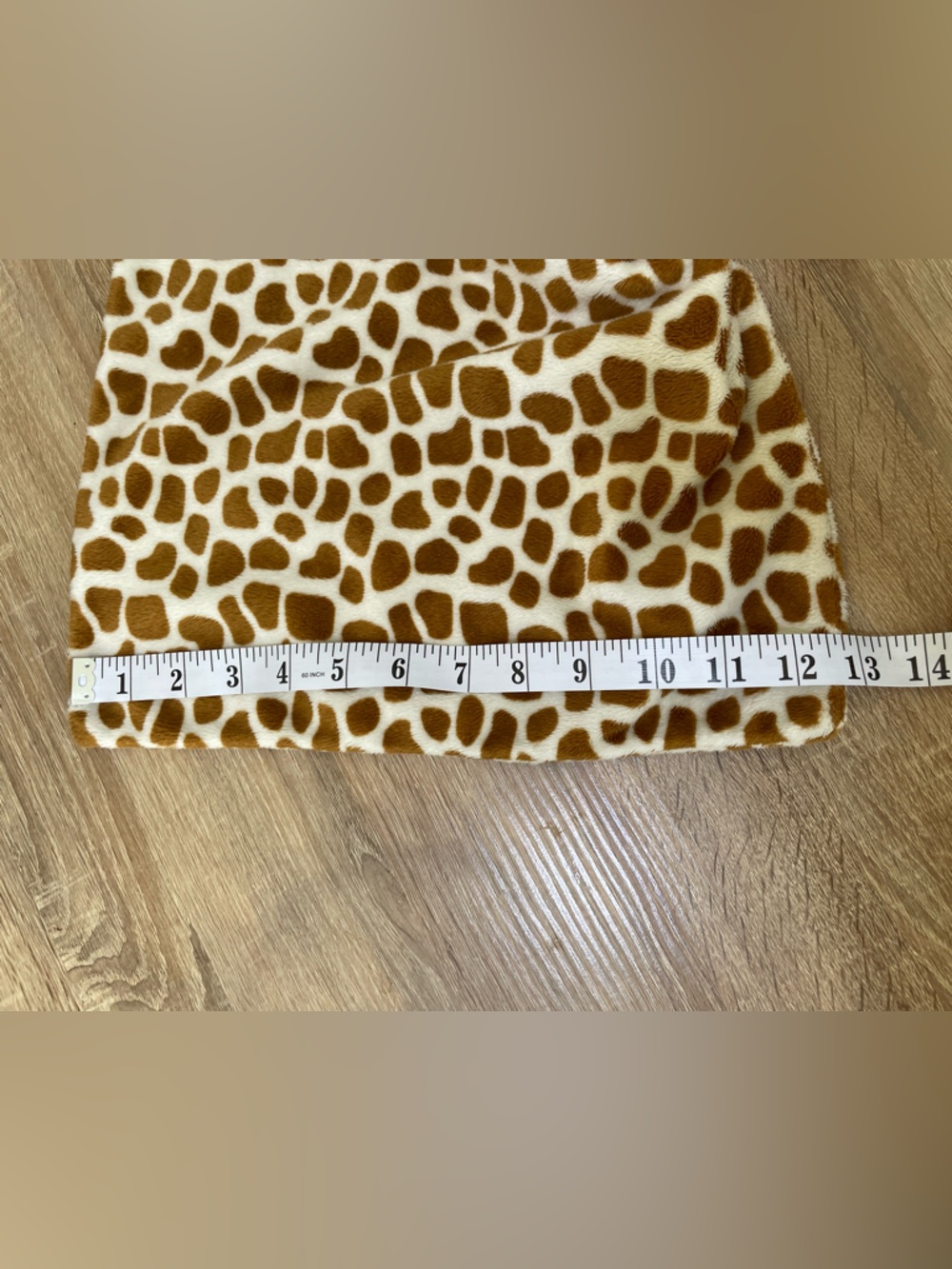 Jellycat Giraffe Baby Security Blanket Soother Soft Brown Tan Lovey Square 12” - Picture 9 of 9